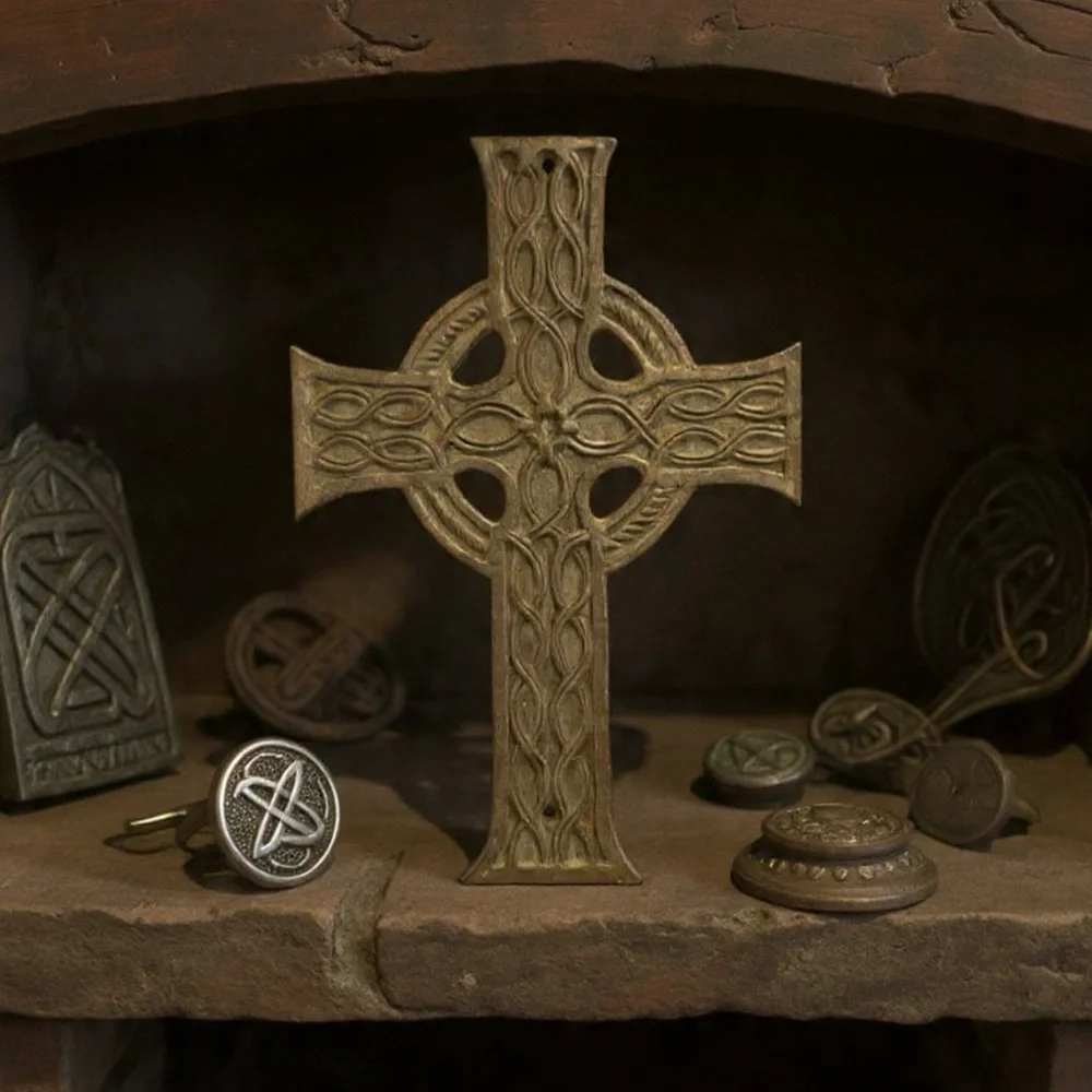 Decorative Celtic Cross Wall Art- Metal